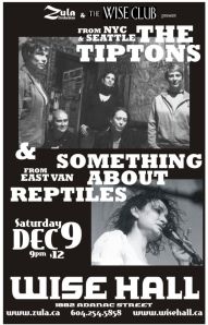 Tiptons & Something About Reptiles -- 12.9.06 -- WISE Hall